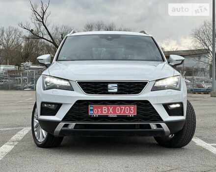 Білий Сеат Ateca, об'ємом двигуна 2 л та пробігом 250 тис. км за 20800 $, фото 5 на Automoto.ua