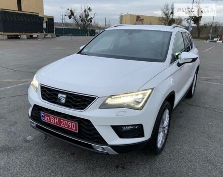 Білий Сеат Ateca, об'ємом двигуна 2 л та пробігом 160 тис. км за 24900 $, фото 14 на Automoto.ua