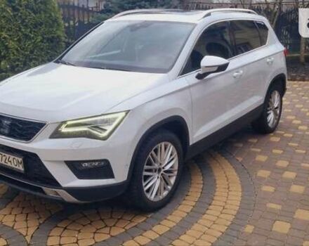 Белый Сеат Ateca, объемом двигателя 1.6 л и пробегом 45 тыс. км за 19150 $, фото 19 на Automoto.ua