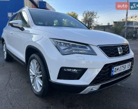 Белый Сеат Ateca, объемом двигателя 1.97 л и пробегом 165 тыс. км за 22800 $, фото 1 на Automoto.ua