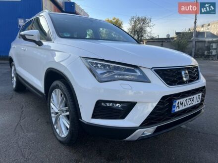 Білий Сеат Ateca, об'ємом двигуна 1.97 л та пробігом 165 тис. км за 22800 $, фото 1 на Automoto.ua