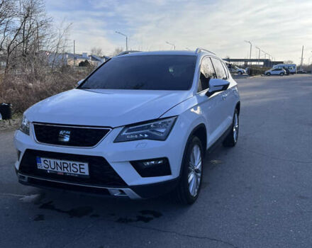 Белый Сеат Ateca, объемом двигателя 1.6 л и пробегом 112 тыс. км за 21500 $, фото 1 на Automoto.ua