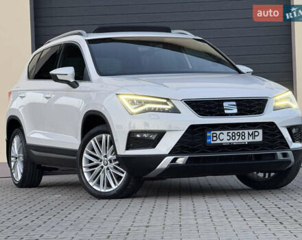 Белый Сеат Ateca, объемом двигателя 1.6 л и пробегом 79 тыс. км за 21999 $, фото 1 на Automoto.ua