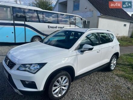 Белый Сеат Ateca, объемом двигателя 1.6 л и пробегом 163 тыс. км за 16000 $, фото 1 на Automoto.ua
