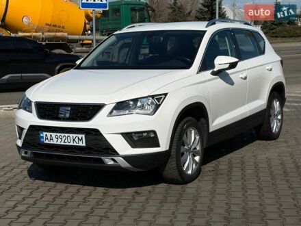Белый Сеат Ateca, объемом двигателя 1.6 л и пробегом 158 тыс. км за 18333 $, фото 1 на Automoto.ua