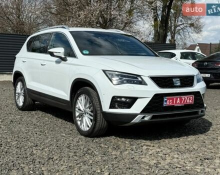 Белый Сеат Ateca, объемом двигателя 1.97 л и пробегом 229 тыс. км за 18900 $, фото 1 на Automoto.ua