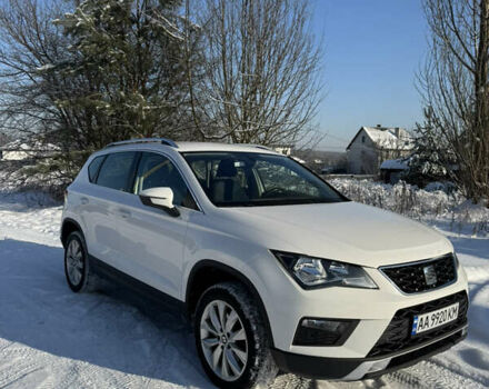 Белый Сеат Ateca, объемом двигателя 1.6 л и пробегом 156 тыс. км за 18000 $, фото 1 на Automoto.ua