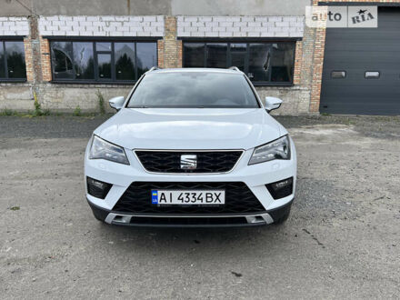 Белый Сеат Ateca, объемом двигателя 1.6 л и пробегом 145 тыс. км за 22500 $, фото 1 на Automoto.ua