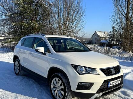 Белый Сеат Ateca, объемом двигателя 1.6 л и пробегом 15700 тыс. км за 17500 $, фото 1 на Automoto.ua