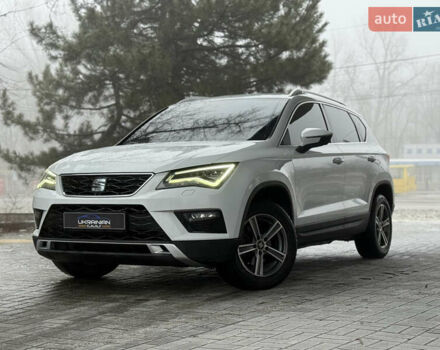 Белый Сеат Ateca, объемом двигателя 1.6 л и пробегом 146 тыс. км за 19300 $, фото 1 на Automoto.ua