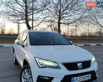 Белый Сеат Ateca, объемом двигателя 1.6 л и пробегом 156 тыс. км за 19300 $, фото 1 на Automoto.ua