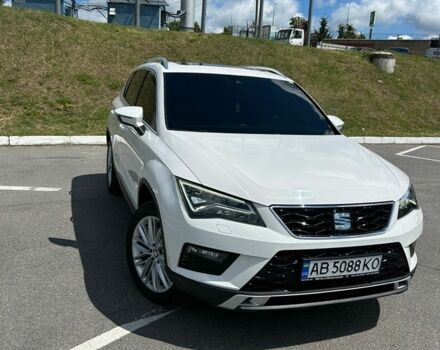 Белый Сеат Ateca, объемом двигателя 1.97 л и пробегом 121 тыс. км за 23500 $, фото 1 на Automoto.ua