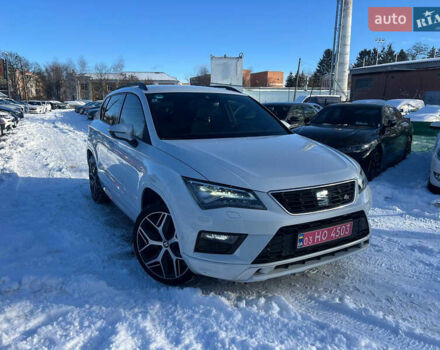 Белый Сеат Ateca, объемом двигателя 1.5 л и пробегом 155 тыс. км за 21500 $, фото 1 на Automoto.ua