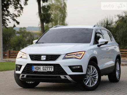 Білий Сеат Ateca, об'ємом двигуна 2 л та пробігом 98 тис. км за 23500 $, фото 1 на Automoto.ua