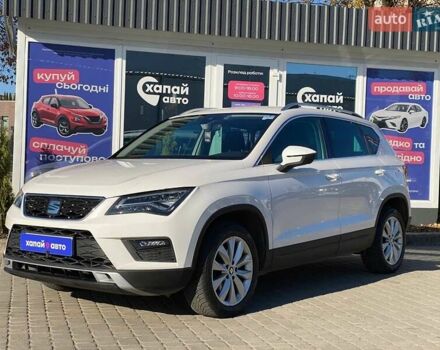 Білий Сеат Ateca, об'ємом двигуна 1.6 л та пробігом 215 тис. км за 17500 $, фото 1 на Automoto.ua
