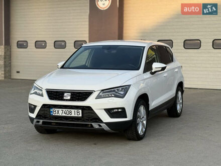 Білий Сеат Ateca, об'ємом двигуна 1.5 л та пробігом 91 тис. км за 18200 $, фото 1 на Automoto.ua