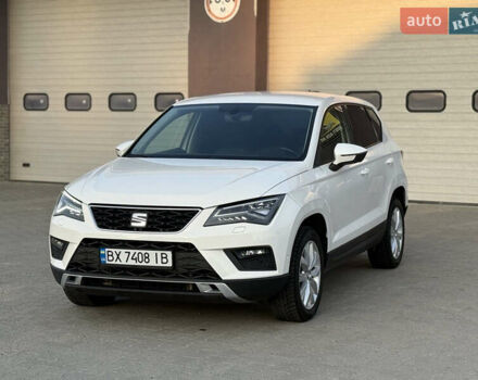 Белый Сеат Ateca, объемом двигателя 1.5 л и пробегом 91 тыс. км за 18200 $, фото 1 на Automoto.ua