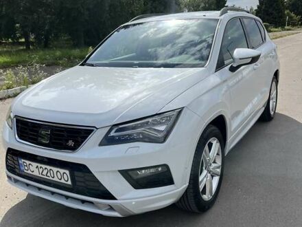 Белый Сеат Ateca, объемом двигателя 1.97 л и пробегом 226 тыс. км за 24500 $, фото 1 на Automoto.ua