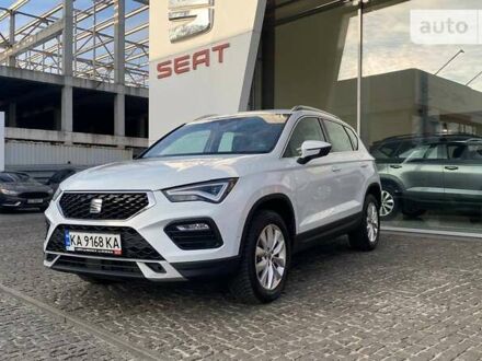 Белый Сеат Ateca, объемом двигателя 1.4 л и пробегом 2 тыс. км за 32647 $, фото 1 на Automoto.ua