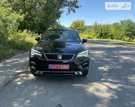 Черный Сеат Ateca, объемом двигателя 1.97 л и пробегом 197 тыс. км за 25300 $, фото 1 на Automoto.ua