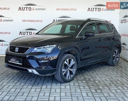 Черный Сеат Ateca, объемом двигателя 1.4 л и пробегом 165 тыс. км за 22850 $, фото 1 на Automoto.ua
