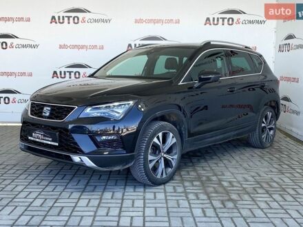 Черный Сеат Ateca, объемом двигателя 1.4 л и пробегом 165 тыс. км за 19750 $, фото 1 на Automoto.ua
