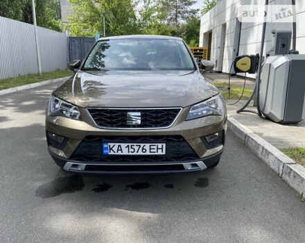 Коричневый Сеат Ateca, объемом двигателя 1.4 л и пробегом 88 тыс. км за 22500 $, фото 2 на Automoto.ua