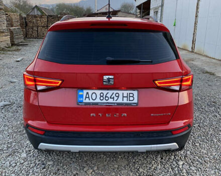 Красный Сеат Ateca, объемом двигателя 1.6 л и пробегом 150 тыс. км за 17000 $, фото 4 на Automoto.ua