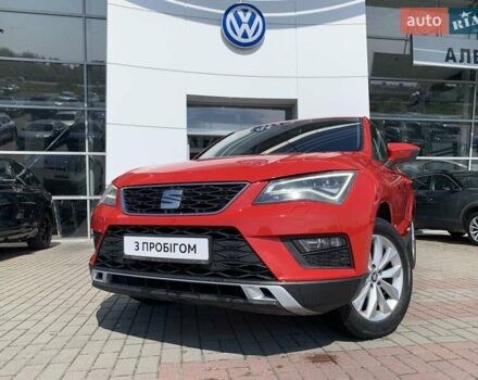 Червоний Сеат Ateca, об'ємом двигуна 1.4 л та пробігом 101 тис. км за 16700 $, фото 1 на Automoto.ua