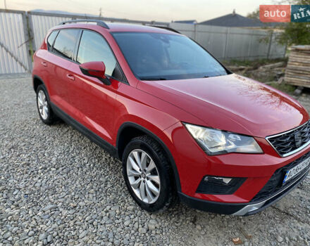 Красный Сеат Ateca, объемом двигателя 1.6 л и пробегом 150 тыс. км за 17000 $, фото 1 на Automoto.ua