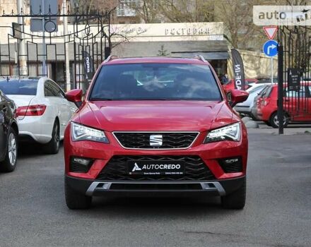 Красный Сеат Ateca, объемом двигателя 1.6 л и пробегом 68 тыс. км за 24500 $, фото 1 на Automoto.ua