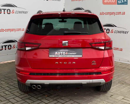 Красный Сеат Ateca, объемом двигателя 2 л и пробегом 184 тыс. км за 24950 $, фото 3 на Automoto.ua