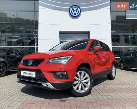 Червоний Сеат Ateca, об'ємом двигуна 1.4 л та пробігом 101 тис. км за 16700 $, фото 1 на Automoto.ua