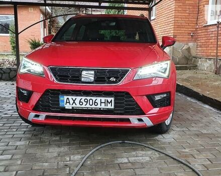 Красный Сеат Ateca, объемом двигателя 2 л и пробегом 32 тыс. км за 25600 $, фото 1 на Automoto.ua