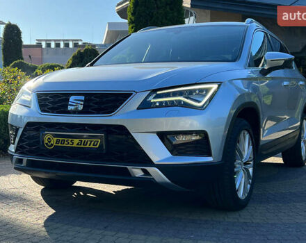 Серый Сеат Ateca, объемом двигателя 1.6 л и пробегом 78 тыс. км за 20900 $, фото 2 на Automoto.ua