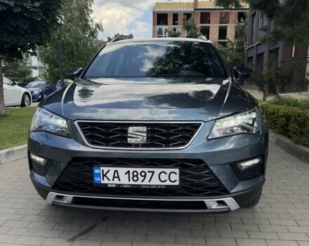 Серый Сеат Ateca, объемом двигателя 1.6 л и пробегом 104 тыс. км за 20500 $, фото 1 на Automoto.ua