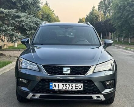 Серый Сеат Ateca, объемом двигателя 1.6 л и пробегом 114 тыс. км за 21500 $, фото 1 на Automoto.ua