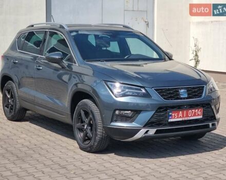 Сірий Сеат Ateca, об'ємом двигуна 2 л та пробігом 195 тис. км за 21300 $, фото 1 на Automoto.ua