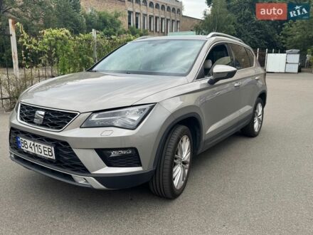 Сірий Сеат Ateca, об'ємом двигуна 1.6 л та пробігом 69 тис. км за 23500 $, фото 1 на Automoto.ua