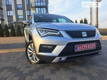 Сірий Сеат Ateca, об'ємом двигуна 2 л та пробігом 173 тис. км за 22500 $, фото 1 на Automoto.ua