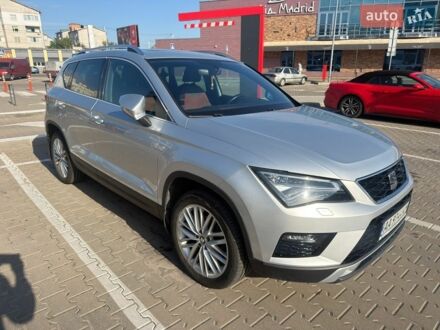 Серый Сеат Ateca, объемом двигателя 1.6 л и пробегом 95 тыс. км за 20999 $, фото 1 на Automoto.ua
