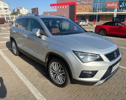Серый Сеат Ateca, объемом двигателя 1.6 л и пробегом 95 тыс. км за 19999 $, фото 1 на Automoto.ua