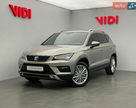 Серый Сеат Ateca, объемом двигателя 1.6 л и пробегом 94 тыс. км за 19840 $, фото 1 на Automoto.ua