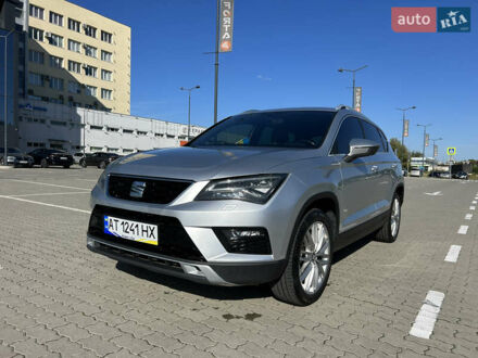 Сірий Сеат Ateca, об'ємом двигуна 1.6 л та пробігом 198 тис. км за 18600 $, фото 1 на Automoto.ua