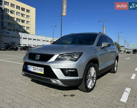 Сірий Сеат Ateca, об'ємом двигуна 1.6 л та пробігом 198 тис. км за 18600 $, фото 1 на Automoto.ua