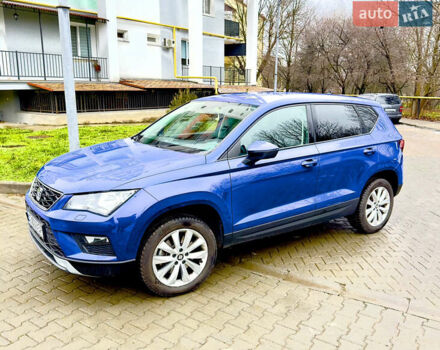 Синий Сеат Ateca, объемом двигателя 1.4 л и пробегом 60 тыс. км за 19200 $, фото 4 на Automoto.ua