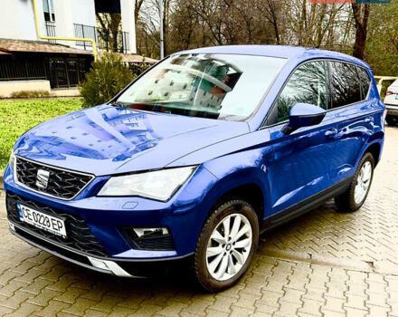 Синий Сеат Ateca, объемом двигателя 1.4 л и пробегом 60 тыс. км за 19200 $, фото 1 на Automoto.ua