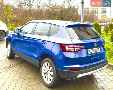 Синий Сеат Ateca, объемом двигателя 1.4 л и пробегом 60 тыс. км за 19200 $, фото 6 на Automoto.ua
