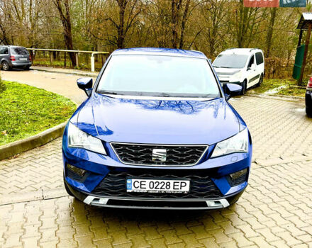 Синий Сеат Ateca, объемом двигателя 1.4 л и пробегом 60 тыс. км за 19200 $, фото 3 на Automoto.ua
