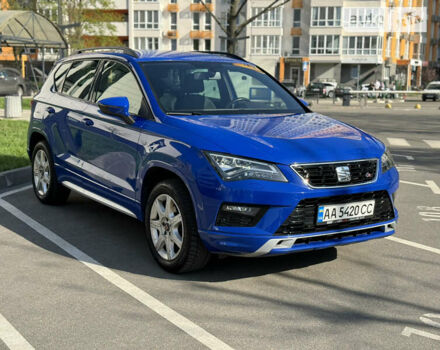 Синій Сеат Ateca, об'ємом двигуна 1.97 л та пробігом 67 тис. км за 25000 $, фото 2 на Automoto.ua